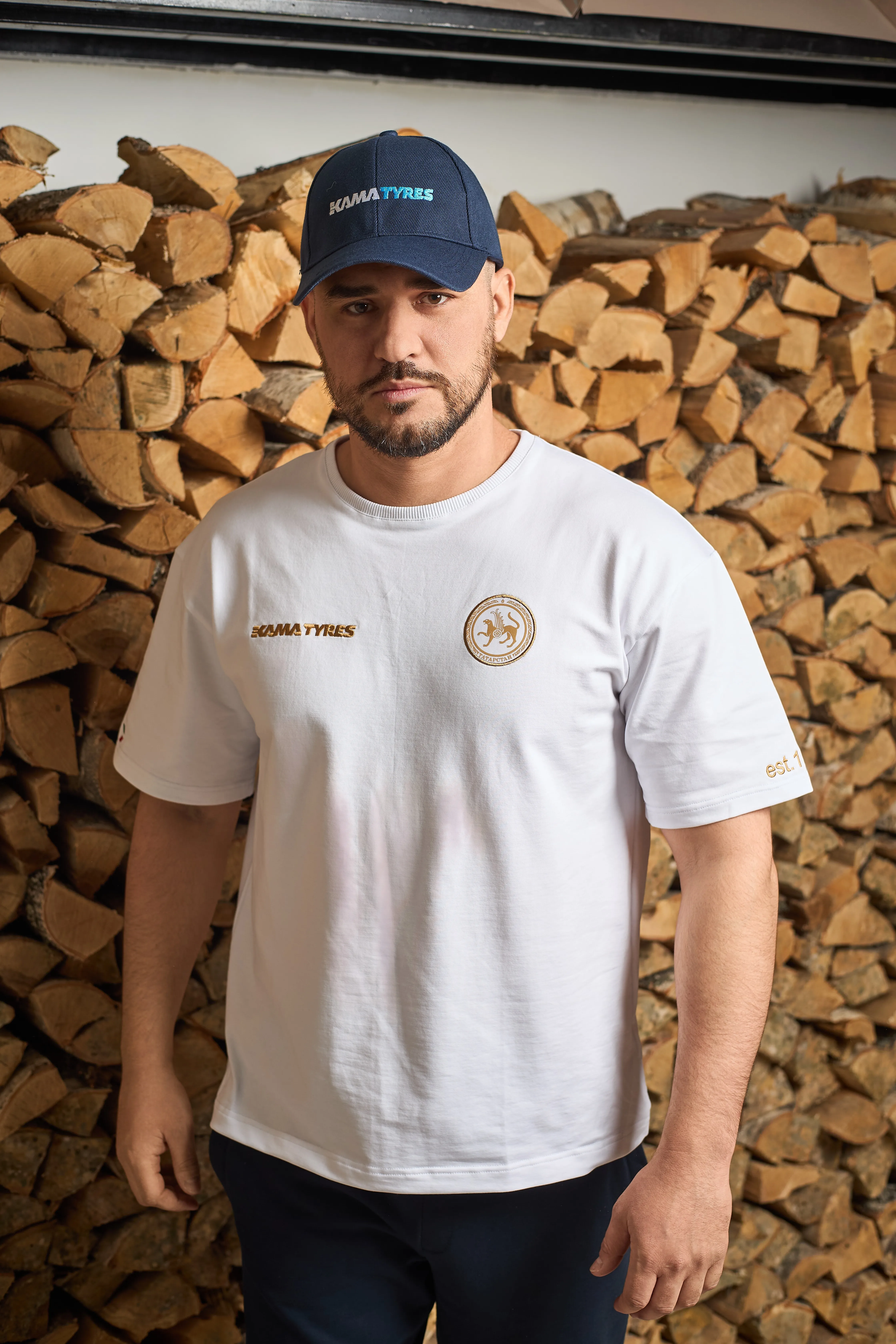 Футболка KAMA TYRES белая мужская